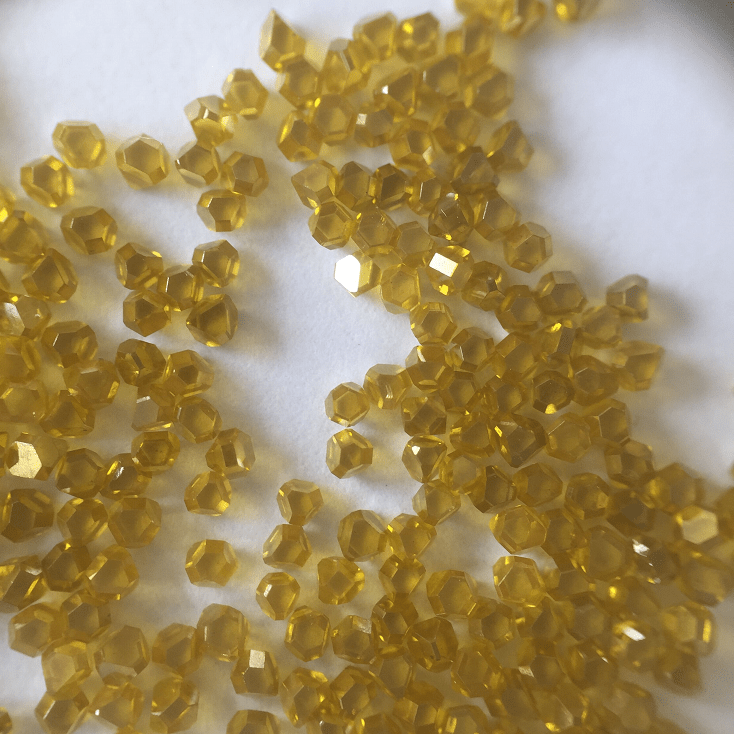 yellow synthetic diamond